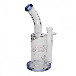 BLAZE GLASS Bong with Turbine Drum Percolator