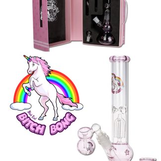 Black Leaf Bitch Bong Boxed Bong Perco Ice